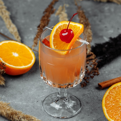 Безалкогольный апельсиновый глинтвейн с имбирём