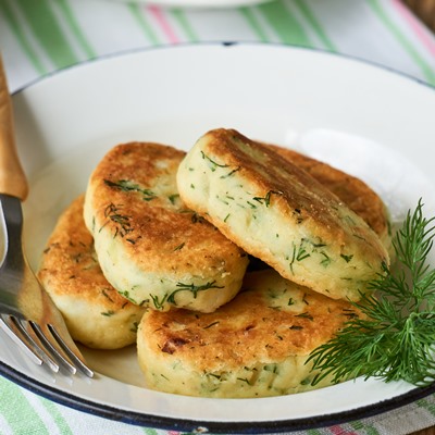 Картофельные котлеты с творогом Картофельные котлеты с творогом