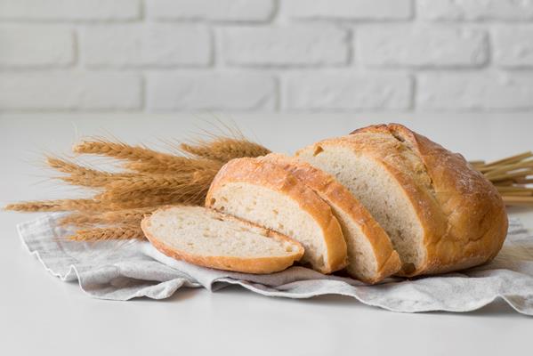 front view sliced fresh bread - Закрытые бутерброды