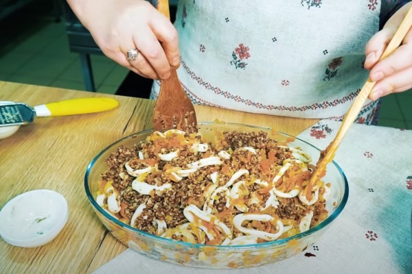 2021 12 30 009 - Гречка с кальмарами по-монастырски