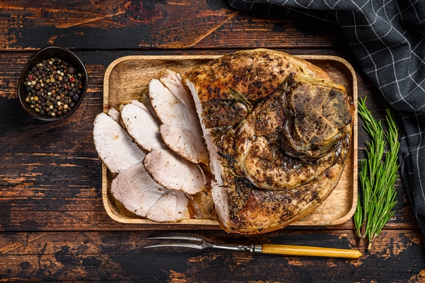roasted sliced pork ham - Виды кулинарной обработки мяса в домашних условиях