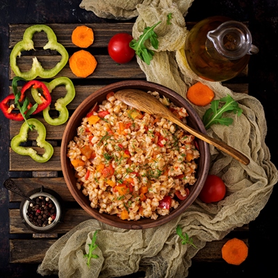 Монастырская кухня: перловка с квашеной капустой
