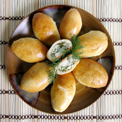 Начинка из риса с яйцами