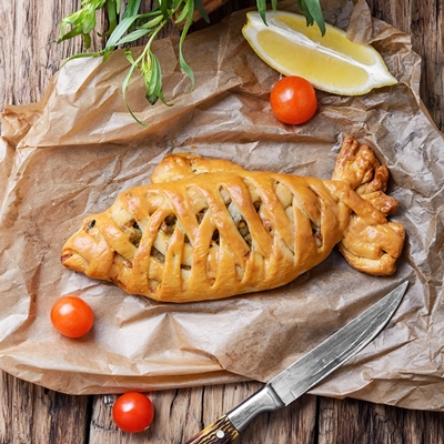 Начинка из рыбы и риса