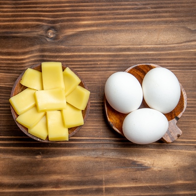 Яйца, фаршированные сыром Яйца, фаршированные сыром