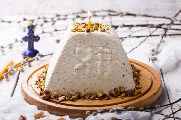 easter cottage cheese - Диетическая творожная пасха