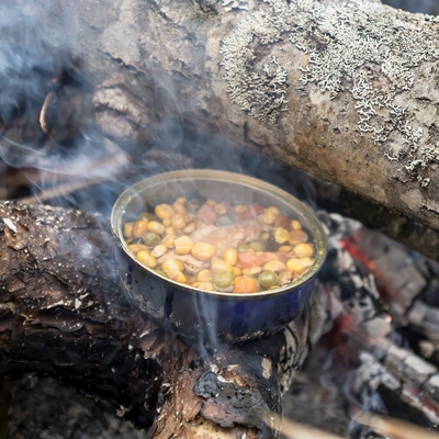 Мясо с овощами по-походному