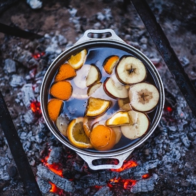 Компот из яблок и апельсинов по-походному