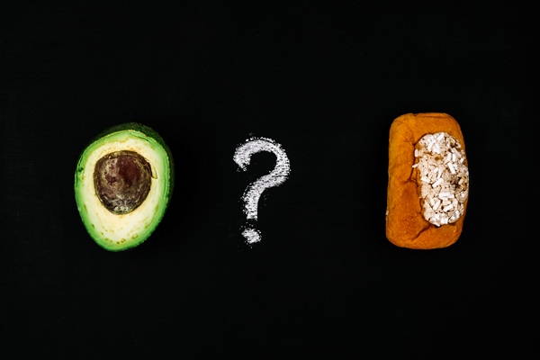 avocado vs pastries - Средиземноморская диета