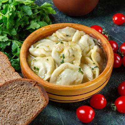 Пельмени с рыбной начинкой