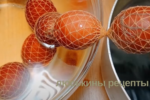 Крашеные яйца "Шишки" на Пасху 2023 04 11 011 - Крашеные яйца "Шишки" на Пасху