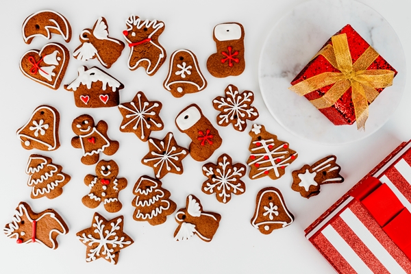 Святочные кулинарные традиции: архангельские пряники "Козули" christmas gingerbread cookies and presents - Святочные кулинарные традиции: архангельские пряники "Козули"