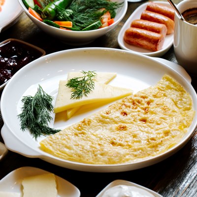 Омлет с сыром (школьное питание) Омлет с сыром (школьное питание)