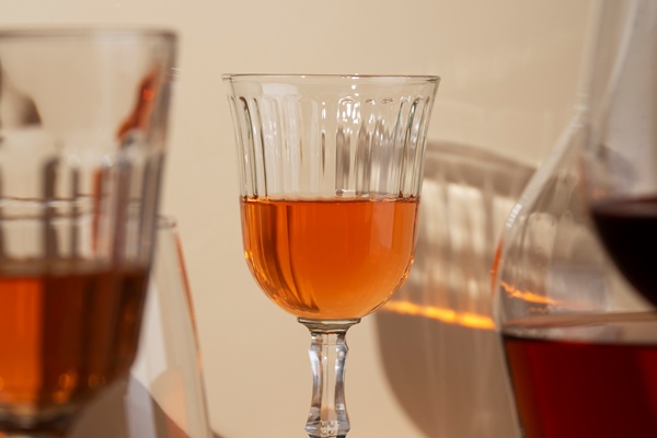 still life wine carafe table width=