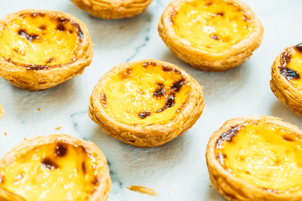 sweet dessert with tart egg - title=