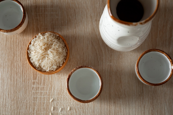 Рисовый питьевой отвар preparing sake japanese beverage - Рисовый питьевой отвар