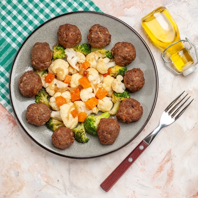 Рисовые тефтели и семенами льна и грибами Рисовые тефтели и семенами льна и грибами