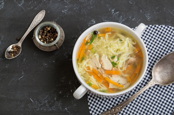 chicken soup with vegetables noodles 1 - Суп-лапша с кроликом