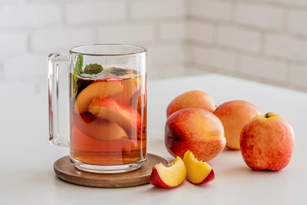Персиковый компот cup with peach ice tea - Персиковый компот