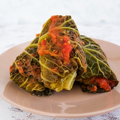 Монастырская кухня: голубцы из пекинской капусты