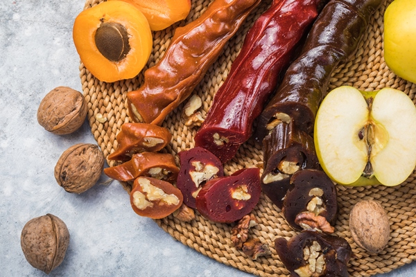 churchkhela churchkela traditional georgian homemade sweets with nuts - Чурчхела