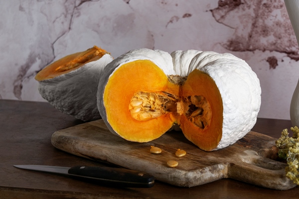 Икра из тыквы high angle white pumpkins plants - Икра из тыквы