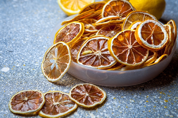 dried lemon plate - Как улучшить аромат чая