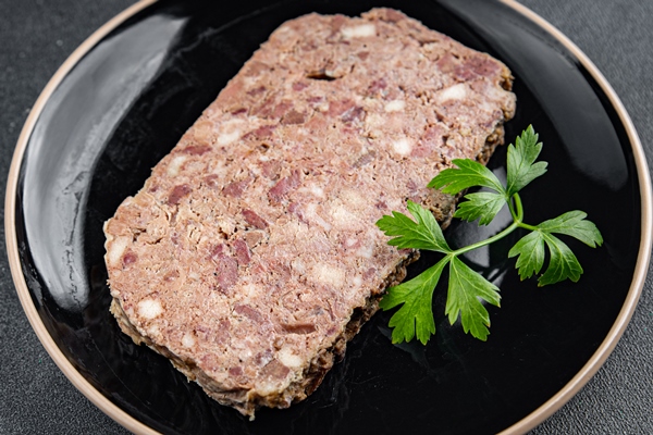 Зельц по-домашнему terrine pate champagne traditional pork beef meat fresh tasty eating cooking appetizer meal food - Зельц по-домашнему