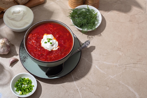 ukrainian red borscht traditional ukrainian soup - Борщ львовский