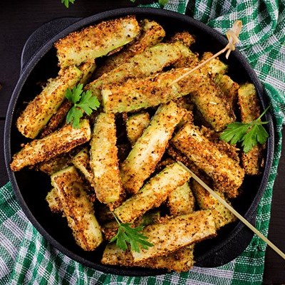 Жареные огурцы Жареные огурцы