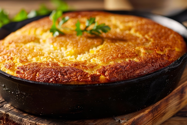 loaf cornbread golden crumbly - Пшённый крупеник