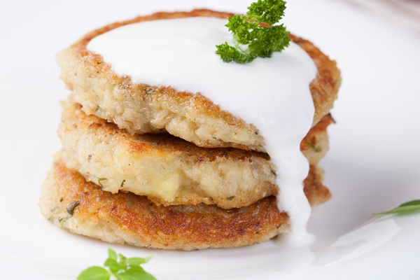 pancakes with cream - Битки украинские