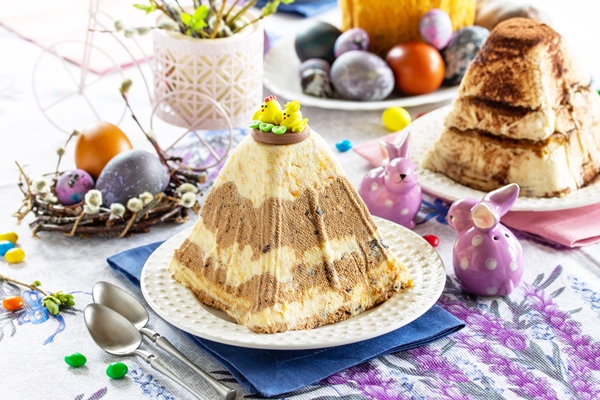 Мраморная пасха close up dessert table - Мраморная пасха