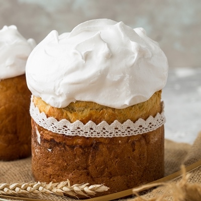 Белковая глазурь для кулича