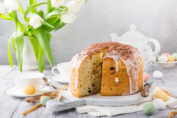 Диетическая глазурь для куличей на альбумине easter orthodox sweet bread - Диетическая глазурь для куличей на альбумине
