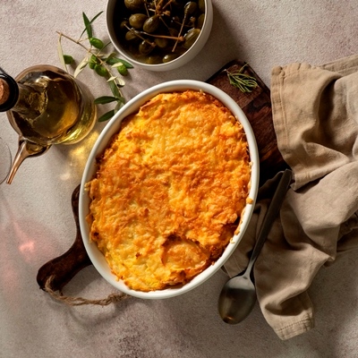 Запеканка с телятиной и почками