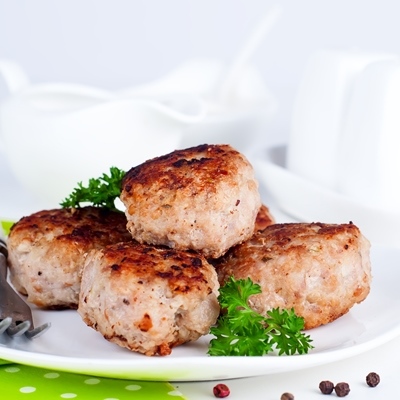 Котлеты с грибной начинкой