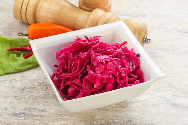 Салат "Рубиновый" marinated cabbage with beetroot spices 1 - Салат "Рубиновый"
