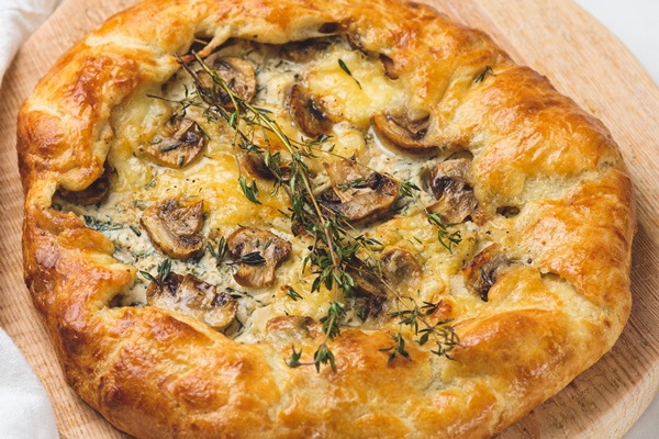 biscuits with ricotta mushrooms - Смаженка постная с картофелем и грибами