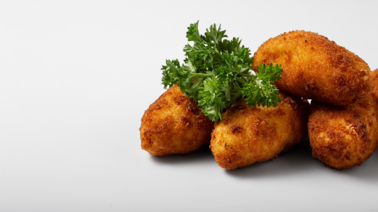 Нагеттсы из отварной курицы с картофелем и сыром