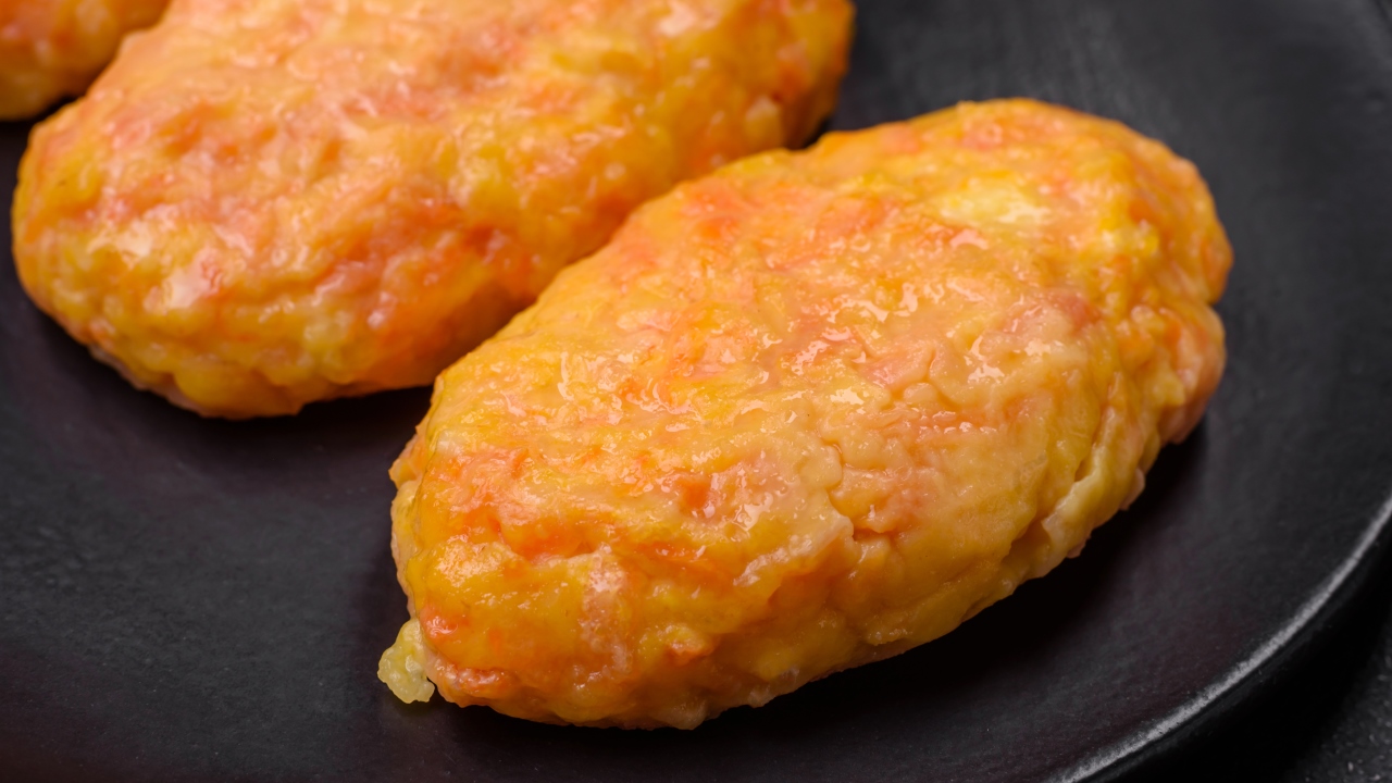 Морковные котлеты с сыром