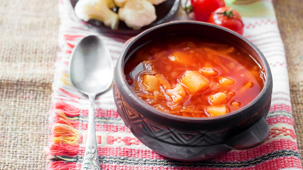 Кислые постные щи без масла