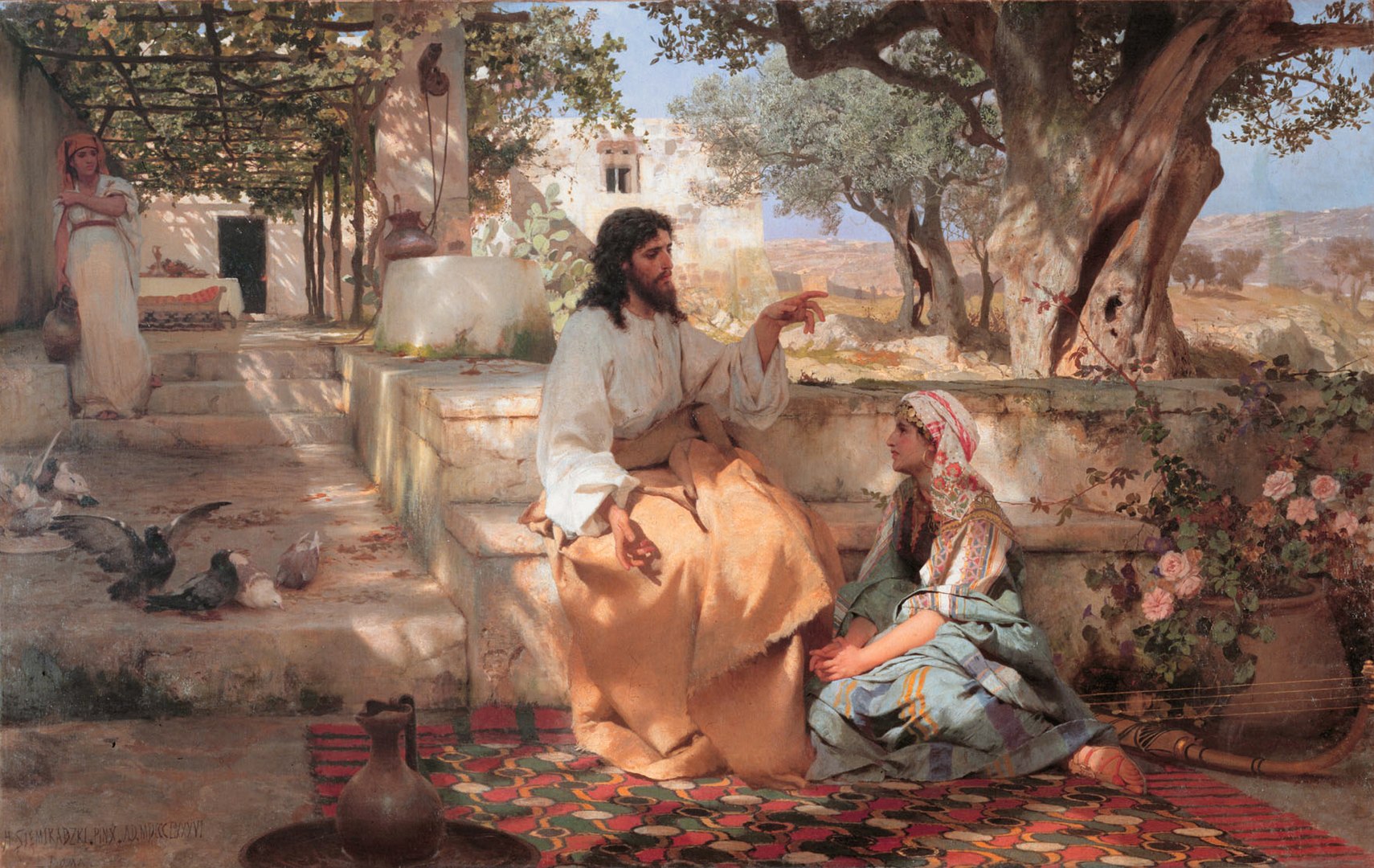 1710px Semiradsky Christ Martha Maria – Многозаботливость