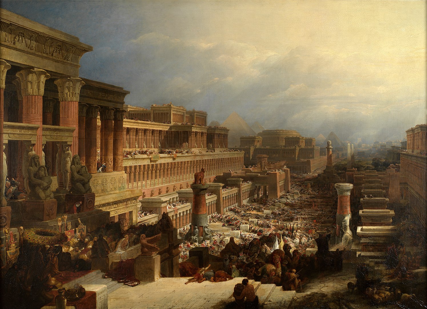 1495px David Roberts IsraelitesLeavingEgypt 1828 1 – Кризис