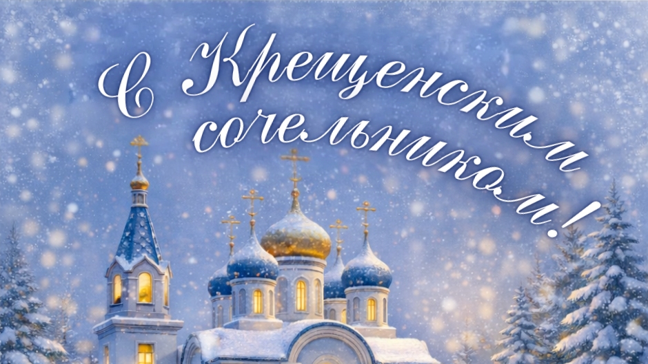 Открытки на Крещенский сочельник